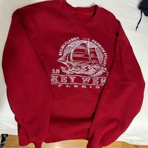 vintage red sweatshirt!